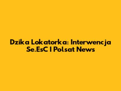 Dzika Lokatorka: Interwencja Se.EsC I Polsat News