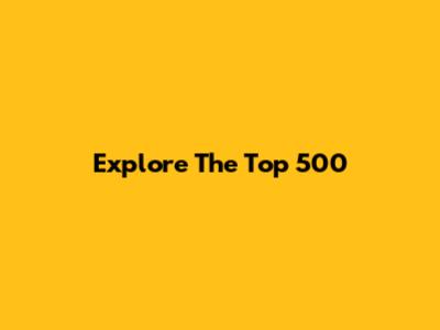 Explore The Top 500