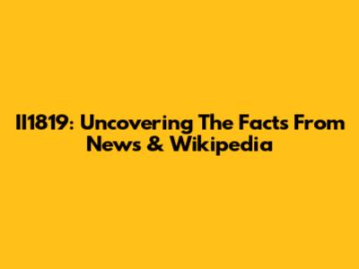 II1819: Uncovering The Facts From News & Wikipedia