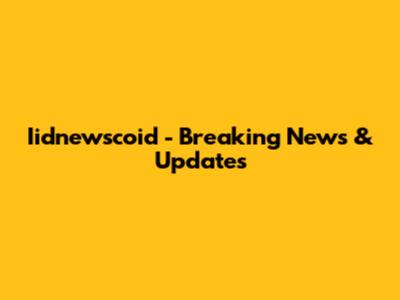Iidnewscoid - Breaking News & Updates