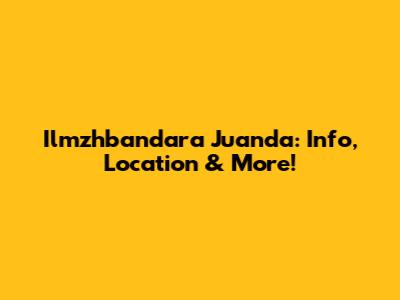 Ilmzhbandara Juanda: Info, Location & More!