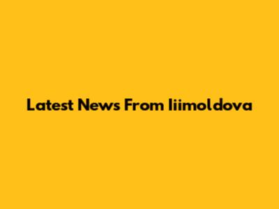 Latest News From Iiimoldova