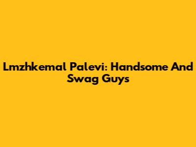 Lmzhkemal Palevi: Handsome And Swag Guys