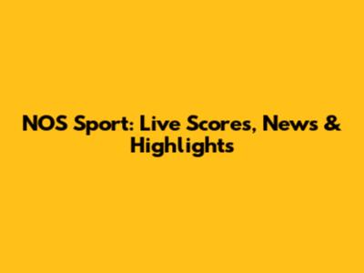 NOS Sport: Live Scores, News & Highlights