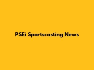 PSEi Sportscasting News