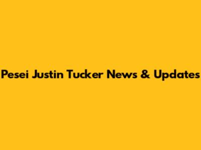 Pesei Justin Tucker News & Updates