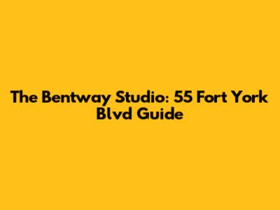 The Bentway Studio: 55 Fort York Blvd Guide