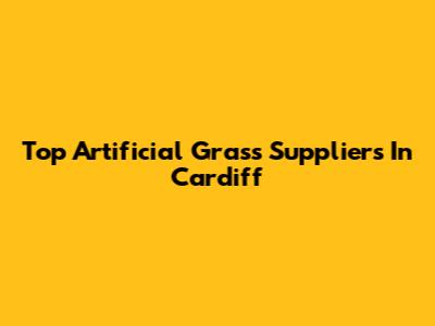 Top Artificial Grass Suppliers In Cardiff
