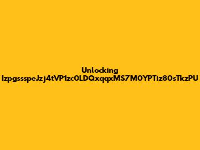 Unlocking IzpgssspeJzj4tVP1zc0LDQxqqxMS7M0YPTiz80sTkzPU